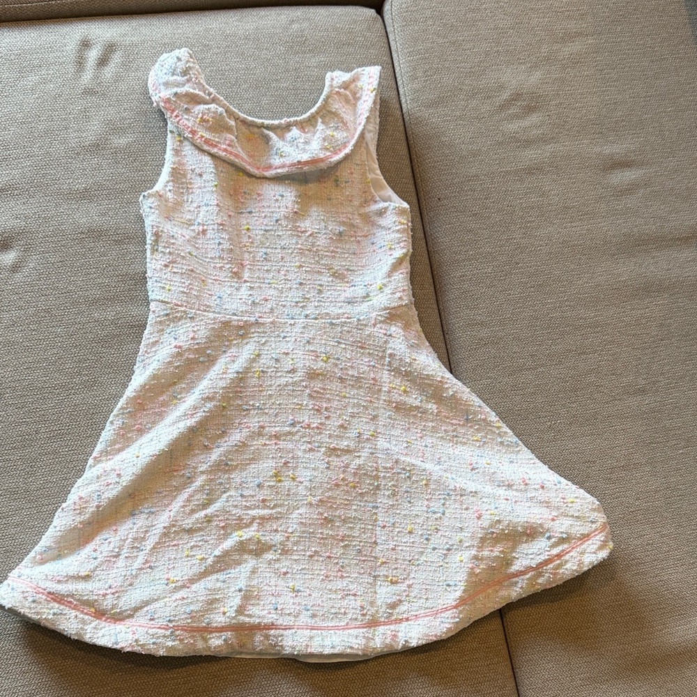 Janie and Jack Girls' Pastel Speckled Pink Knit Dress